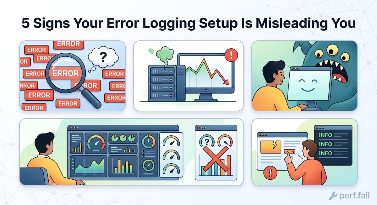 5 Signs Your Error Logging Setup Is Misleading You