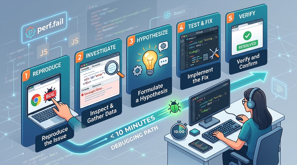 5 Steps to Debug Any Frontend Bug in Under 10 Minutes