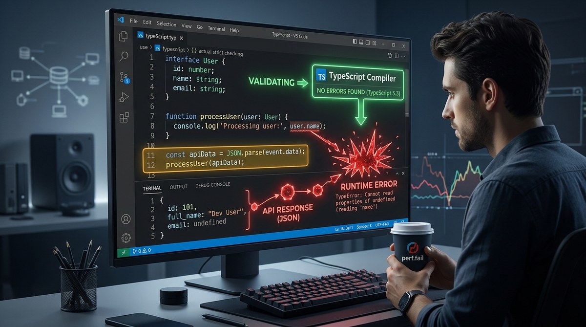 Why Your TypeScript Compiler Hides Runtime Errors Until It’s Too Late
